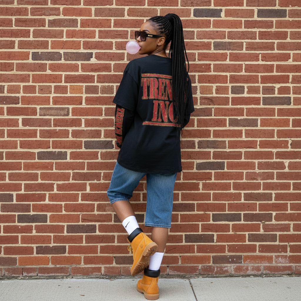 Long sleeve “retro “vintage TRAPOHOLIC shirt