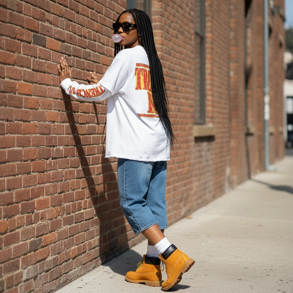 Long sleeve “retro “vintage TRAPOHOLIC shirt